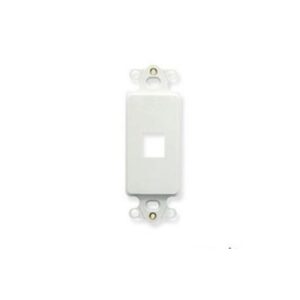 ICC-IC107DI1WH INSERT, DECOREX, 1-PORT, WH