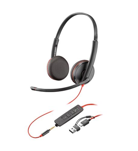 PL-8X229A6 BLACKWIRE 3225 STEREO USB C/A