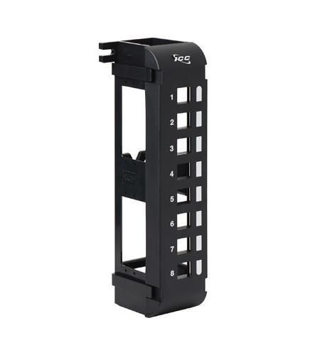 ICC-IC107BP8VB PATCH PANEL, BLANK,VERTICAL,8-PORT FLUSH