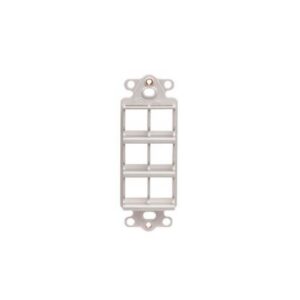 ICC-IC107DI6WH INSERT, DECOREX, HD, 6-PORT, WHITE
