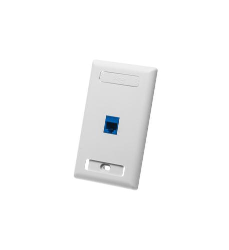 ICC-IC107S01WH FACEPLATE, ID, 1-GANG, 1-PORT, WHITE - Image 3