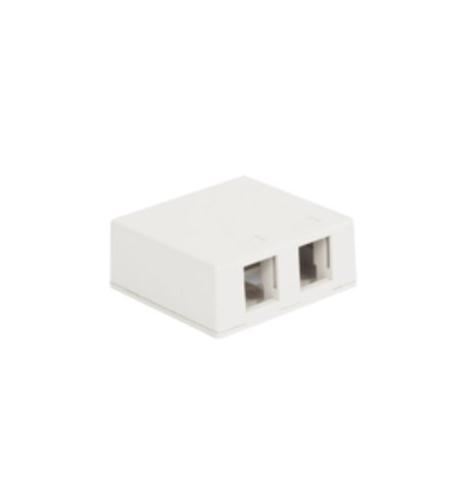 ICC-IC107BC2WH SURFACE MOUNT BOX, 2-PORT, 25PK, WH - Image 2