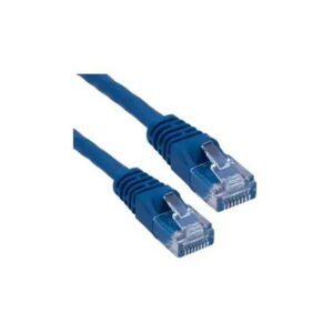 WAV-6E04UMBL-PC-03 CAT6E PATCH CORD BOOTED 3′ BLUE