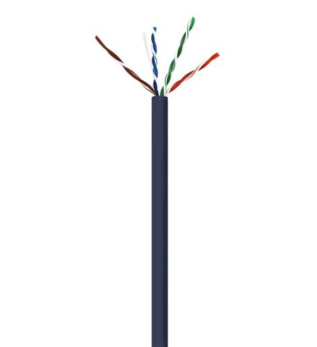 WAV-CAT6V-CMR-BK CAT6 550 MHz NO SPLINE BLACK
