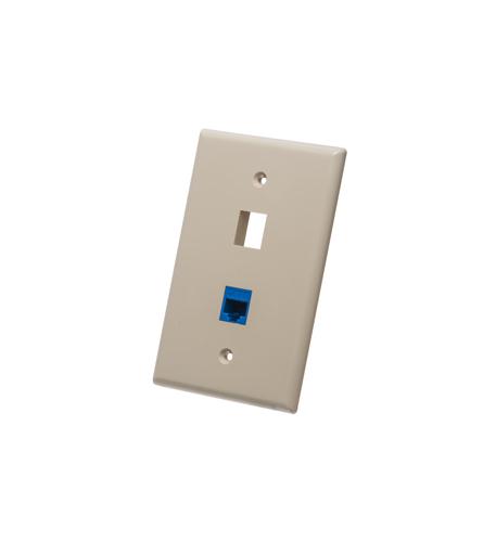 ICC-IC107LF2IV FACEPLATE, OVERSIZED, 2-PORT, IVORY - Image 3