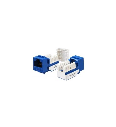 WAV-5EKSJBL-25PK CAT5 JACK BLUE 25 PACK
