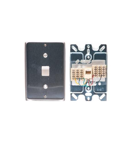 ICC-IC630DA6SS Wall Plate IDC 6P6C STAINLESS STEEL - Image 2