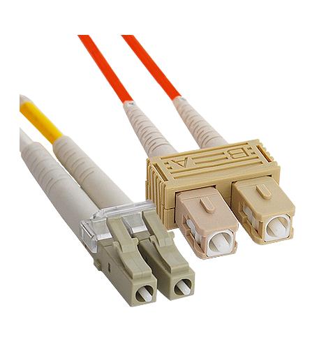 ICC-ICFOJ2M305 JUMPER, LC-SC, DUPLEX, MM,62.5/125µm, 5M