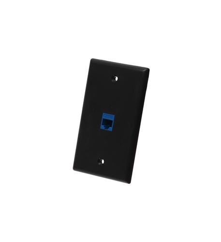 ICC-IC107F01BK FACEPLATE, FLAT, 1-GANG, 1-PORT, BLACK - Image 3