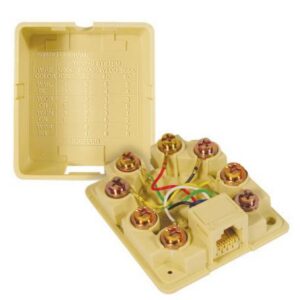 ICC-IC625SB6IV SURFACE MOUNT JACK, 6P6C, IVORY