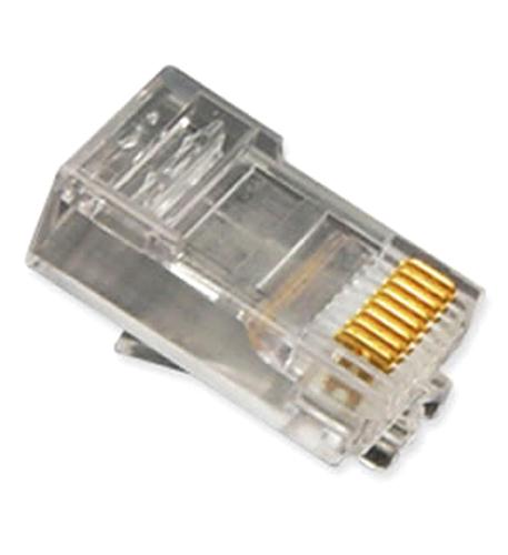 ICC-ICMP8P8SRD PLUG, 8P8C, OVAL ENTRY, SOLID, 100PK