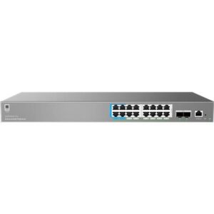 GS-GWN7802P-PRO Managed PoE Network Switch, 16 x GigE