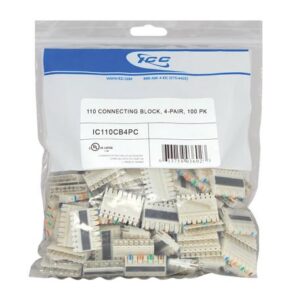 ICC-IC110CB4PC 110 CONNECTING BLOCK, 4-PAIR, 100 PK