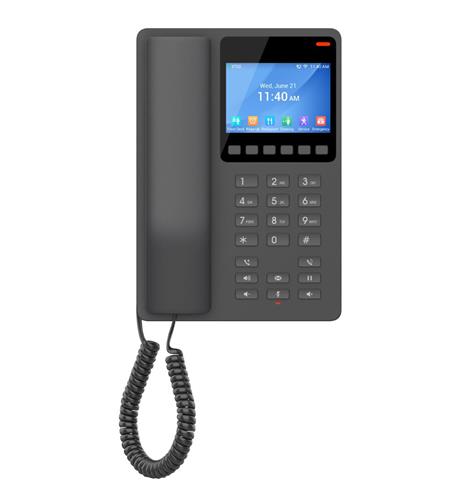 GS-GHP631 Compact Hotel Phone, Color LCD, BLK
