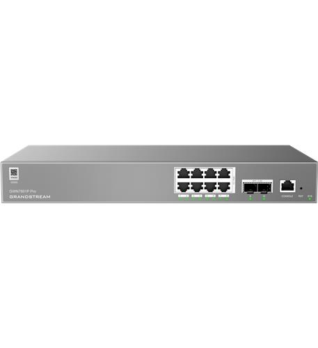 GS-GWN7801P-PRO Managed PoE Network Switch, 8 x GigE - Image 2
