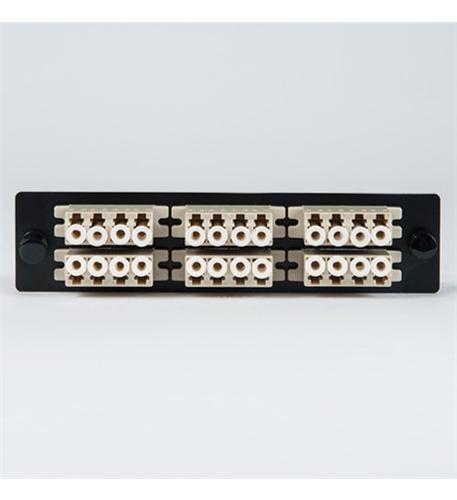 ICC-ICFOPL1615 ADAPTER PANEL, 6 QUAD LC, 24F, BEIGE, MM - Image 2
