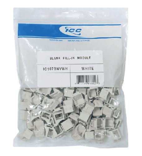 ICC-IC107BNVWH HD MODULE, BLANK 100 PK, WH