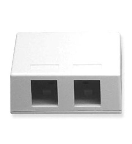 ICC-IC107BC2WH SURFACE MOUNT BOX, 2-PORT, 25PK, WH - Image 3