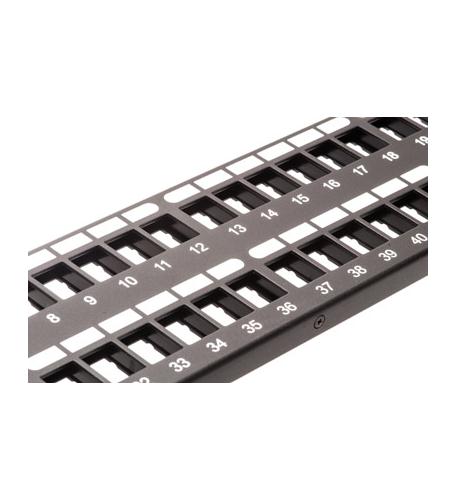ICC-IC107BP482 PATCH PANEL, BLANK, HD, 48-PORT, 2 RMS - Image 3