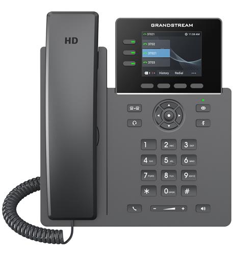 GS-GRP2611G 3 Lines, 4 SIP Accounts, PoE, GigE