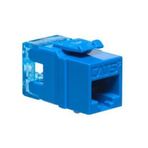 ICC-IC107F5CBL MODULE, CAT 5e, HD, 25 PK, BLUE
