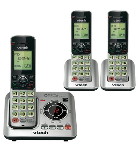 VT-CS6629-3 Vtech 3-handset cordless CID/ITAD