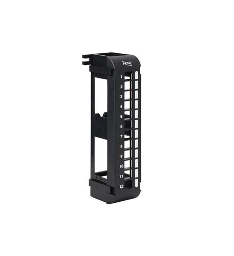 ICC-IC107BP12V PATCH PANEL, BLANK, VERTICAL, HD,12-PORT