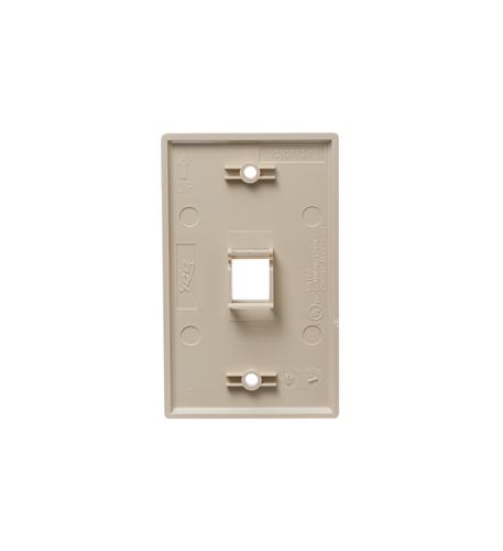 ICC-IC107F1CIV FACEPLATE, FLAT,1-GANG,1-PORT, 25PK, IV - Image 3