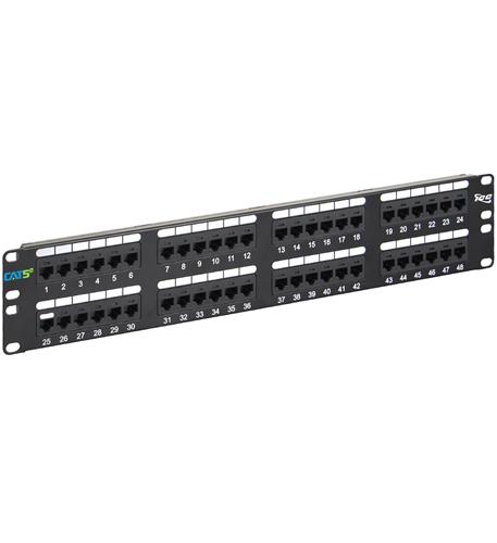 ICC-ICMPP0485E Patch Panel 48PT, CAT5E, 2RMS