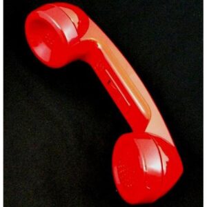 ITT-006547-OM2-PAK 006547-0M2-PAK Replacement Handset – Red