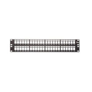 ICC-IC107BP482 PATCH PANEL, BLANK, HD, 48-PORT, 2 RMS