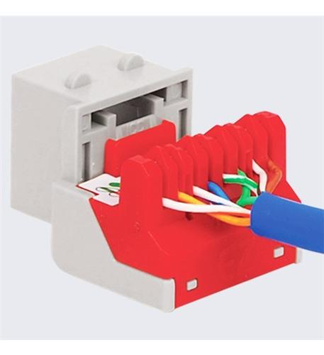 ICC-IC107L6RWH MODULE, CAT 6, EZ, 400 PK, No JackEZ, WH - Image 2