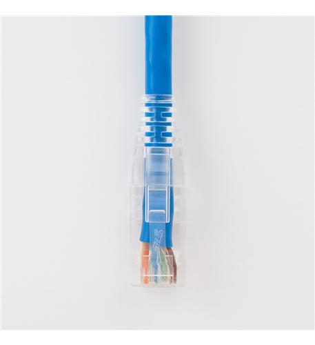 ICC-ICPCST25BL PATC CORD CAT6 CLEAR BOOT 25' BLUE - Image 3