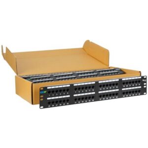ICC-ICMPP485EV PATCH PANEL, CAT 5E, 48-PORT, 2RMS, 6 PK