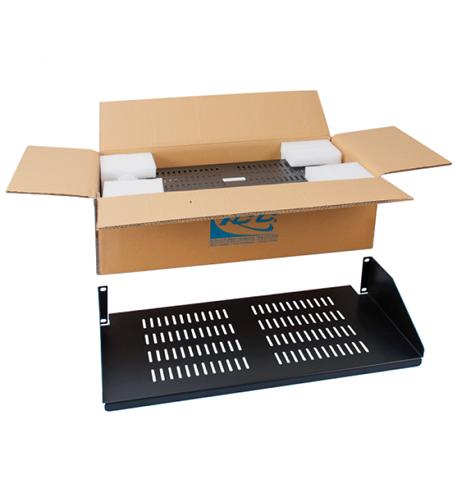 ICC-ICCMSRSVC1 RACK SHELF, 10in SINGLE VENTED,2RMS, 2PK