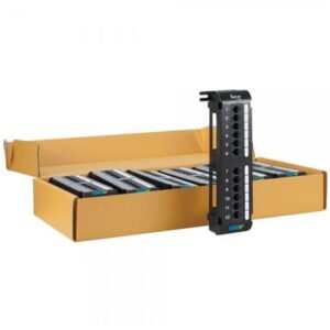 ICC-ICMPP125EV PATCH PANEL, VERT, CAT 5E, 12-PORT, 6PK