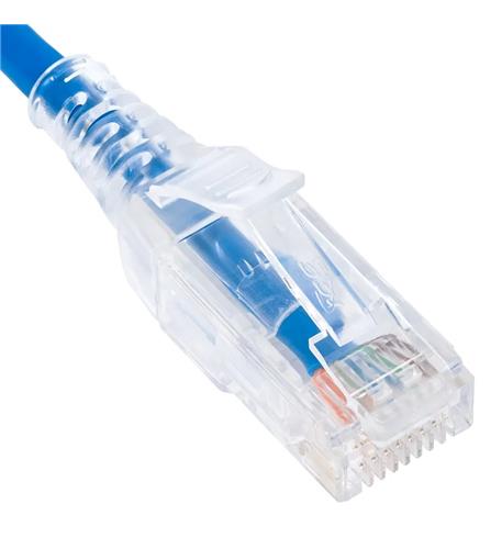 ICC-ICPCSN05BL PATCH CORD, CAT 6 SLIM CLEAR SR 25PK 5FT