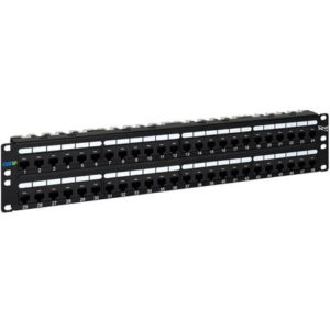 ICC-ICMPP0486B PATCH PANEL, CAT 6A, 48-PORT, 2 RMS