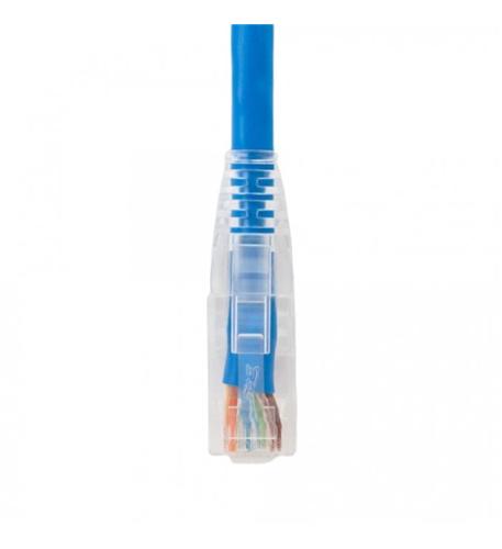 ICC-ICPCSP10BL PATCH CORD, CAT5e, CLEAR BOOT, 10' BLUE - Image 2