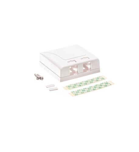 ICC-IC108SB2WH SURFACE MOUNT BOX, ELITE, 2-PORT, WHITE - Image 2