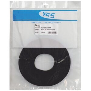 ICC-ICACSV75BK Velcro Tie Bulk 75ft – Black