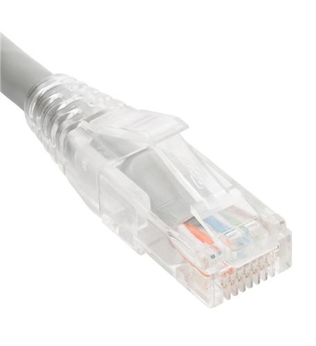ICC-ICPCST07GY PATCH CORD, CAT6, CLEAR BOOT, 7' GRAY