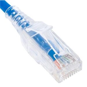 ICC-ICPCSN01BL PATCH CORD, CAT 6 SLIM CLEAR SR 25PK 1FT